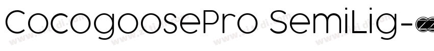 CocogoosePro SemiLig字体转换